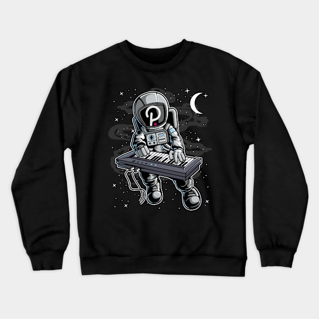 Astronaut Organ Polkadot DOT Coin To The Moon Crypto Token Cryptocurrency Blockchain Wallet Birthday Gift For Men Women Kids Crewneck Sweatshirt by Thingking About